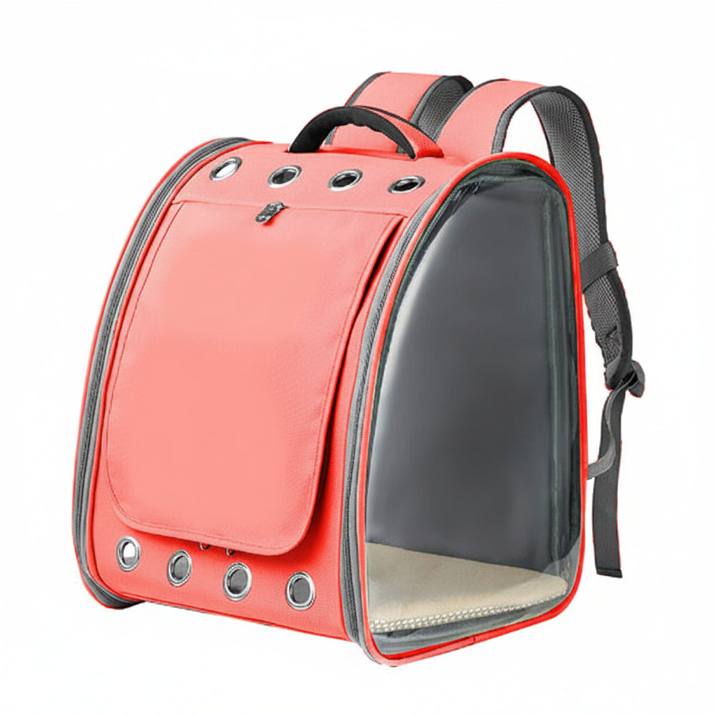 Transparent Pet Backpack Carrier for Small Cats and Dogs Travel Bag
