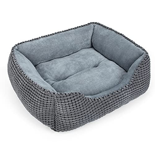 Washable Orthopedic Rectangular Bolster Dog Bed & Sofa